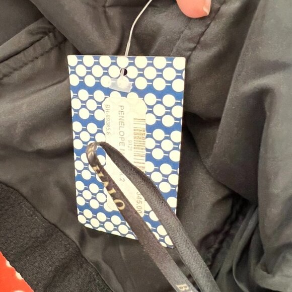 Black Halo black Ruffle collar midi black dress size 2 - Picture 6 of 7